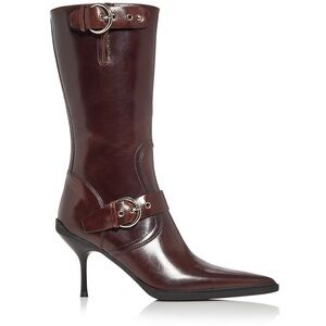 (NWT) Jeffrey Campbell Ride Along Pointed Toe Leather Boot